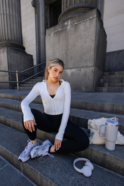 Campera Dry-Fit Blanca